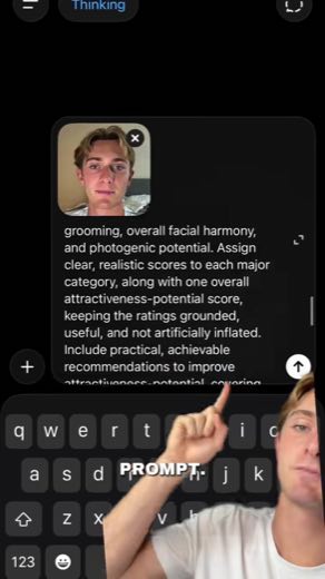Put the prompt behind action at 0:07