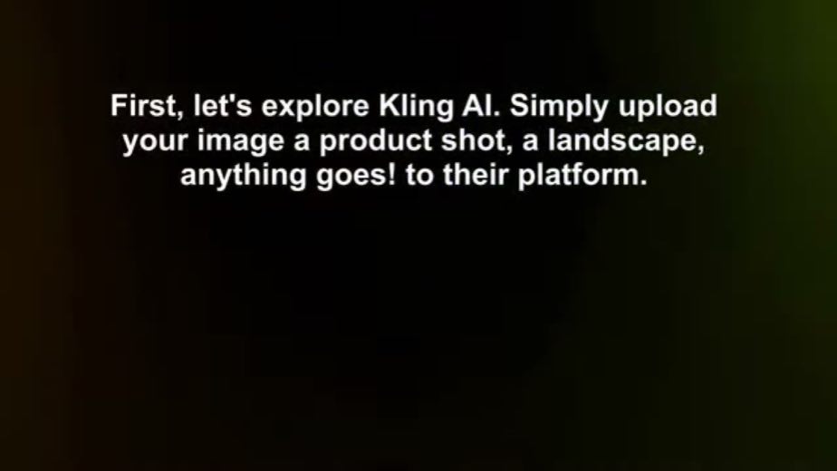 Start with Kling at 0:12