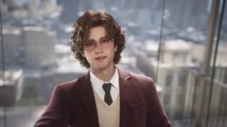 Welcome the viewer as a new employee at 0:06