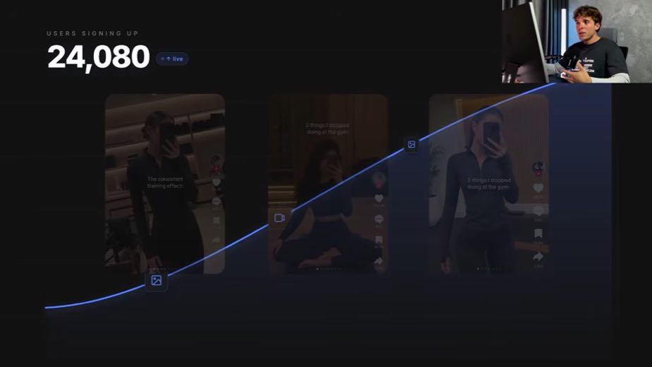 Reveal the production system at 0:08