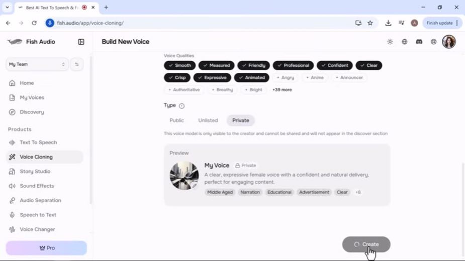 Compare two takes of the same test at 2:59