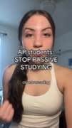 Call out fake studying at 0:02