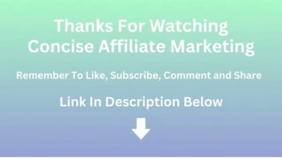 Send viewers to the link at 1:50