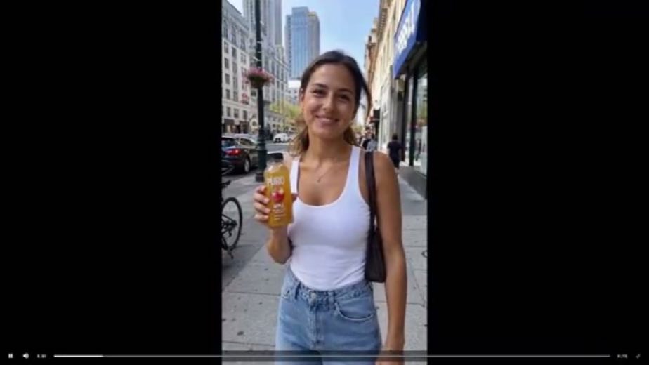 Translate film into an ad at 3:11
