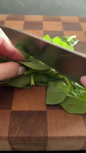 Compress the ingredient prep at 0:03