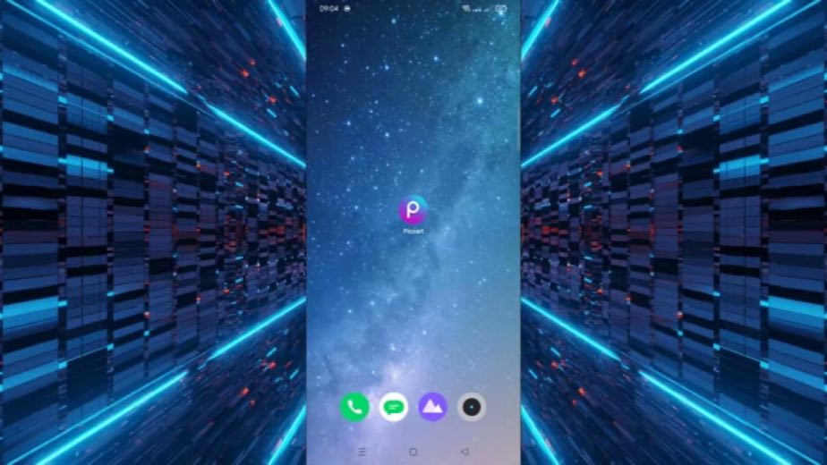 Introduce Picsart as a pocket studio at 0:00