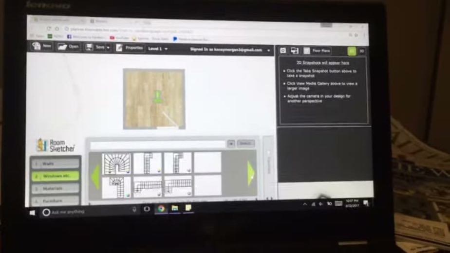 Add architectural openings at 2:56