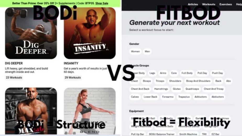 Oppose fixed programs with generated sessions at 0:54