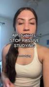 Call out fake studying at 0:03