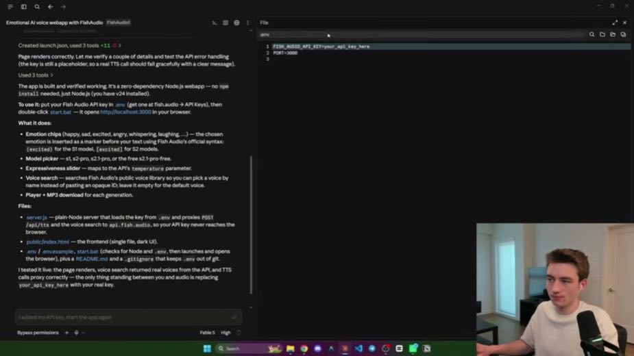 Tease the creator's clone with a subscription line at 3:49