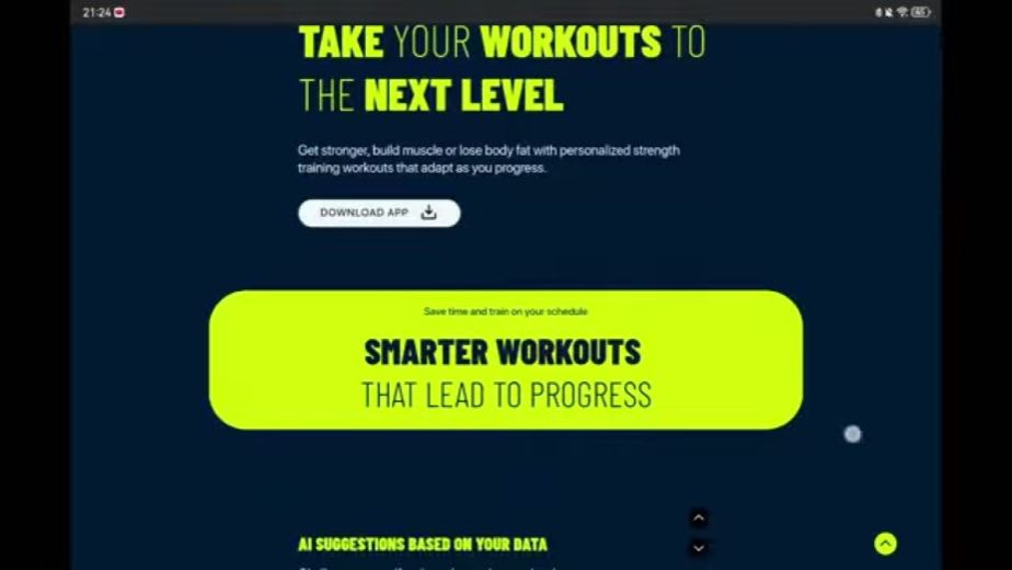 Anchor Fitbod with three quoted prices at 0:15