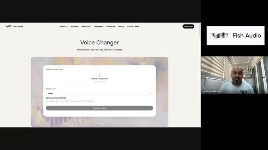 Break voice identity at 0:00