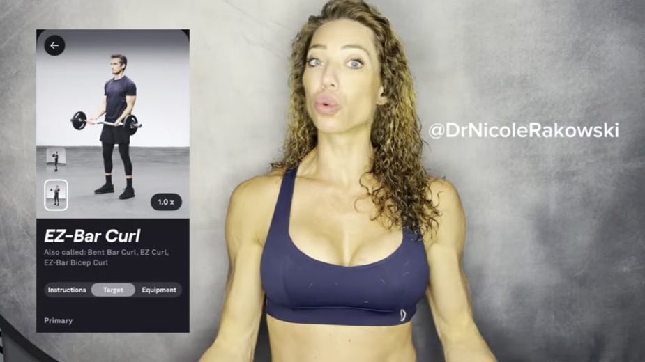 Give the viewer one curl correction at 0:14