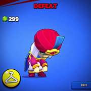 Preview the losing character pose at 0:07