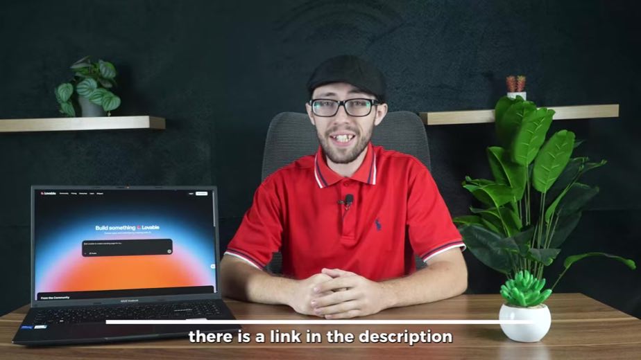 Plant the referral early at 0:08