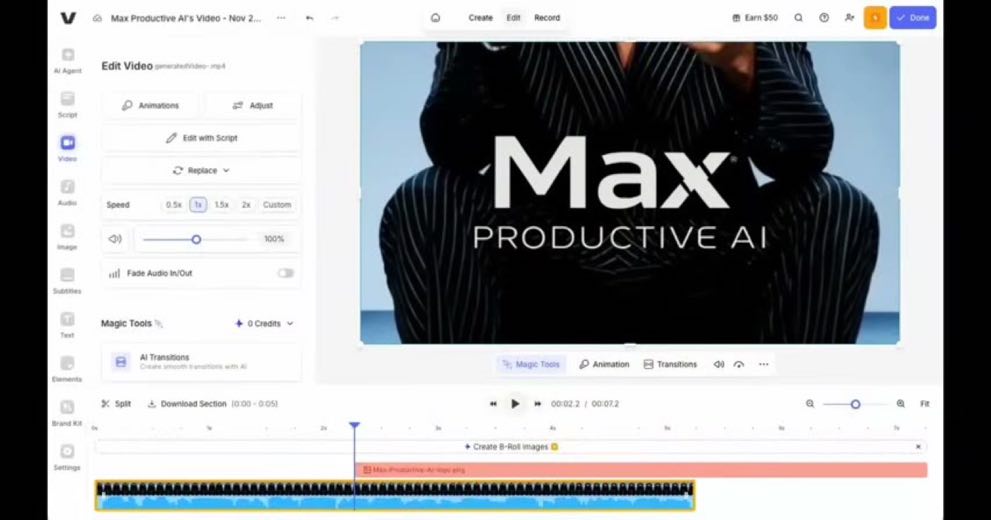 Position the beginner tool at 0:27