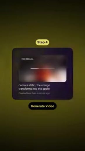 Generate and demonstrate other food transitions at 0:11