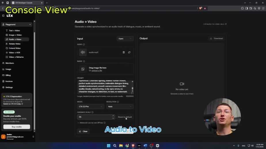 Test where shots break at 2:45