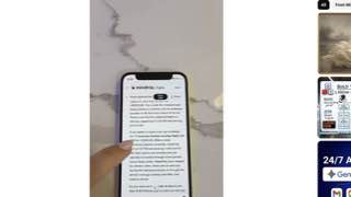 Read the recommendation back against the brief at 0:19