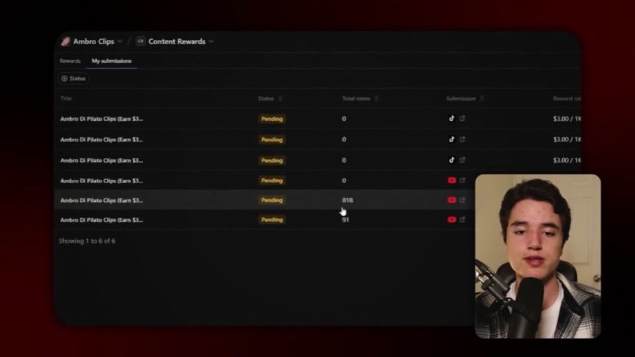 Report platform results at 6:03