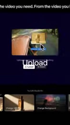Upload and specify the new format at 0:31