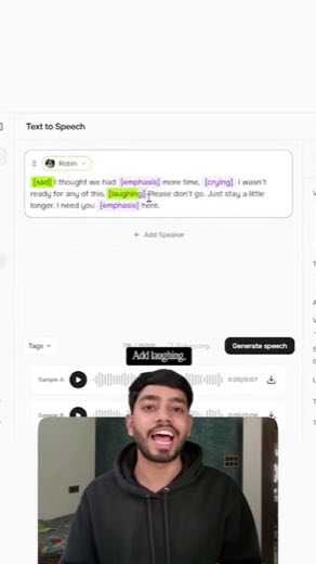 Exchange the human voice for a comment at 0:41
