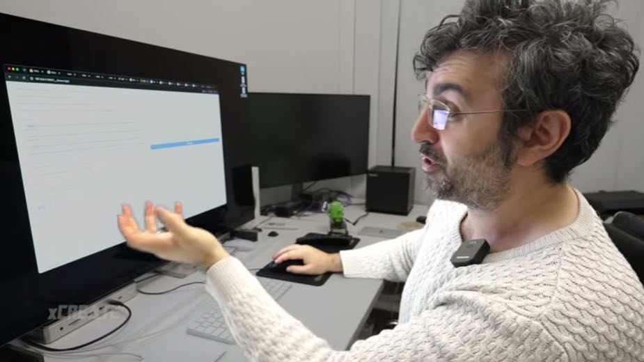 Start the model on the Mac at 4:04