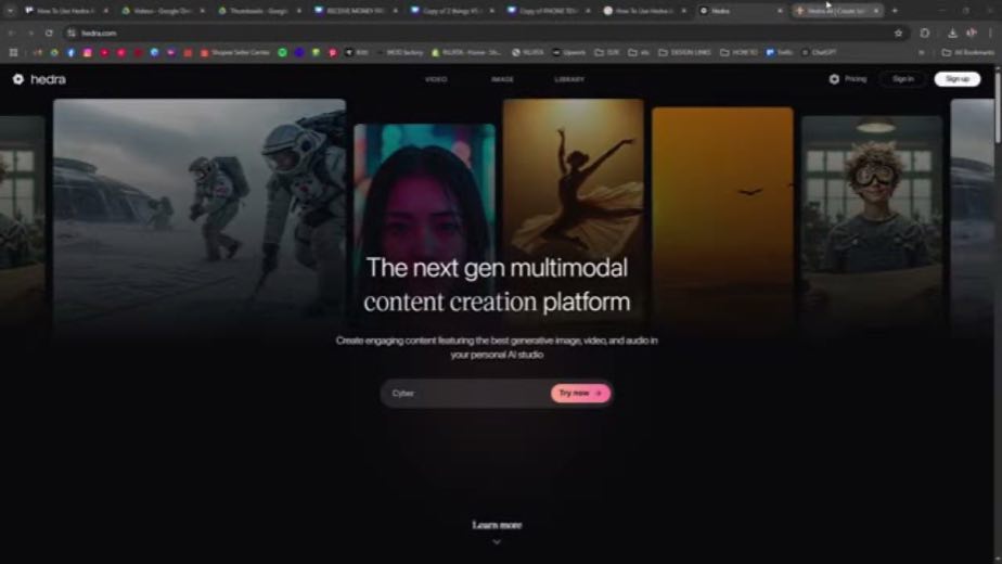 Branch the instructions into video creation at 0:11