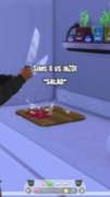 Compare the same kitchen chore in two worlds at 0:05