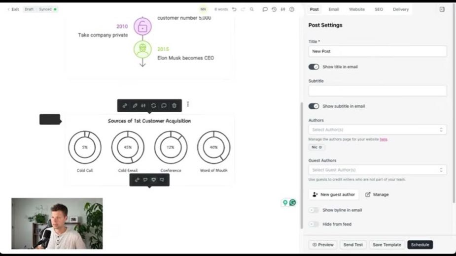Generate the timeline at 5:03