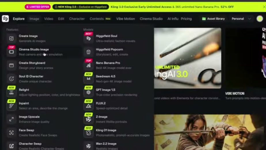 Open on the model offer at 0:57