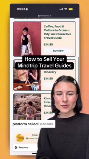 Build the product listing from the existing guide at 0:05
