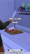 Compare the same kitchen chore in two worlds at 0:04