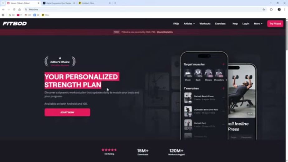 Make Fitbod respond to today's constraints at 0:27