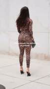 Give the look a social identity at 0:03