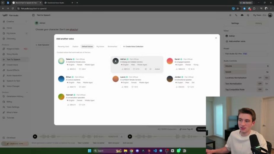 Generate the app and supply its separate key at 7:38