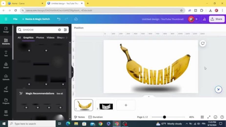 Remove the background at 3:20