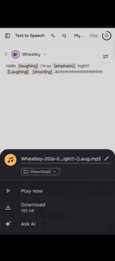 Finish at the download menu at 0:30