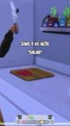 Compare the same kitchen chore in two worlds at 0:06