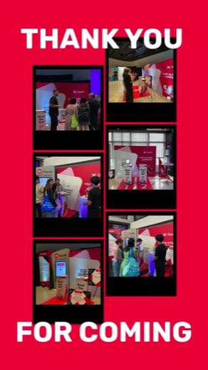 Make the booth participatory at 0:44