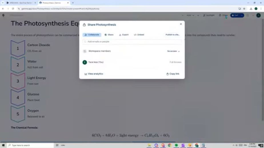 Move the lesson into classroom delivery at 1:35