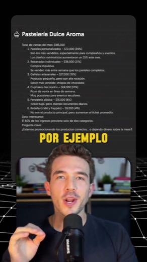 Prove it on business material at 0:25