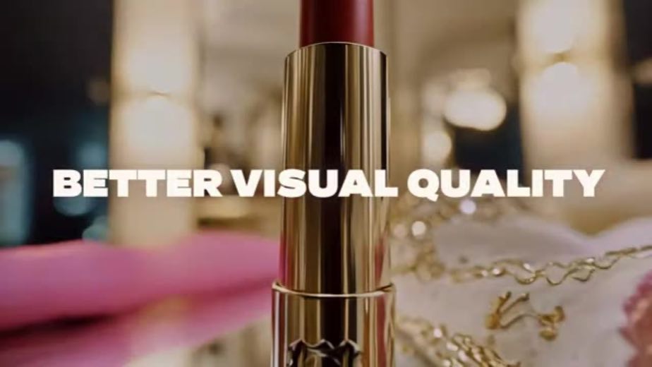 Close on a visual-quality claim at 0:47