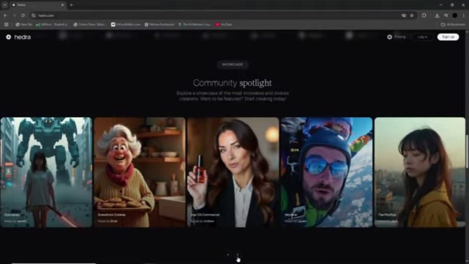 Sell the browser as access for nontechnical creators at 1:16