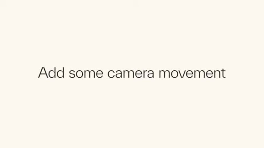 Add camera motion at 0:15
