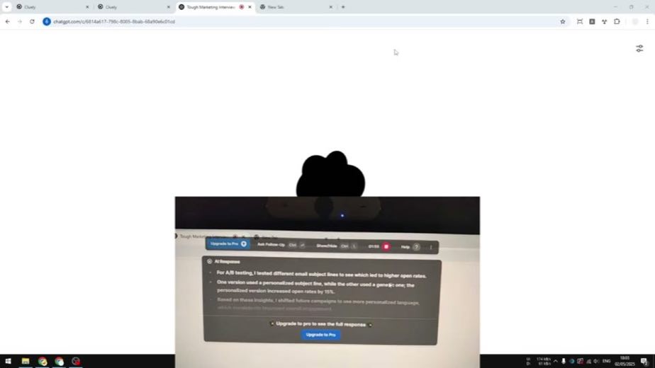 Manufacture the stress test at 5:26