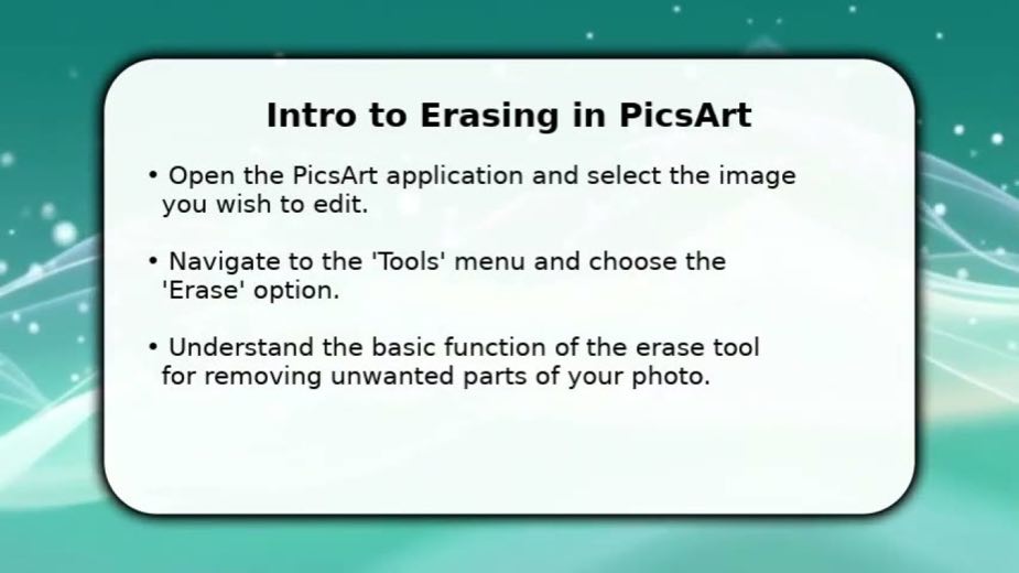 Locate the narrated eraser control at 0:21