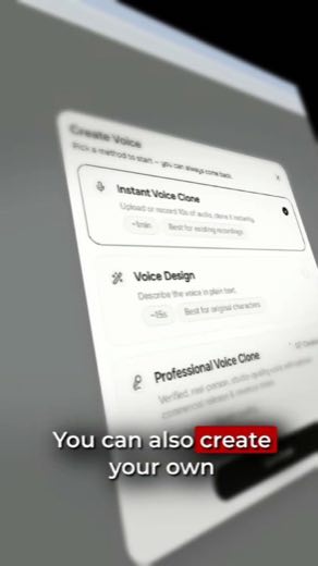 Show custom voice options at 0:34