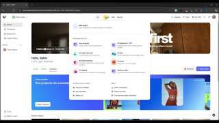 Start at the dashboard at 0:11
